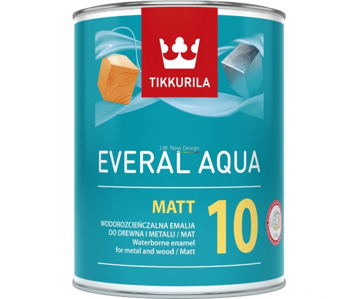 Tikkurila farba Everal Aqua Matt 10 A 0,9l matowa