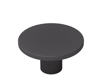 Gałka meblowa ZnAL czarny mat  ASTRO Nomet