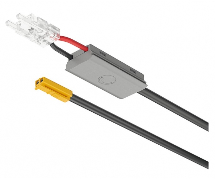 HAFELE Wyłącznik ze ściemnianiem, Loox5 12V, 2-bieg., srebrny, 2m