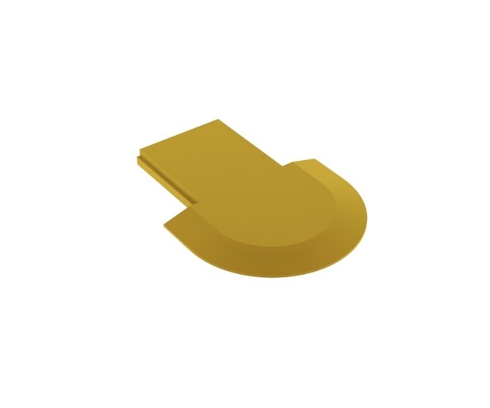 DESIGN LIGHT LED ZAŚLEPKA PROFIL WPUSZCZANY ZŁOTY MINI XL 