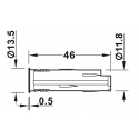 HAFELE 833.89.127 Przełącznik sensorowy bezdotykowy soft on/off srebrny