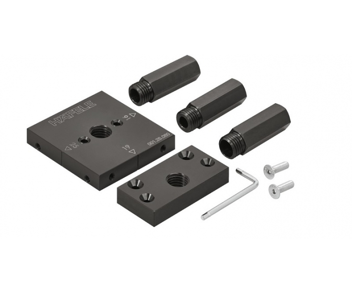 HAFELE 001.25.080 Szablon wiertarski Loox, tuleje 8/10/12mm