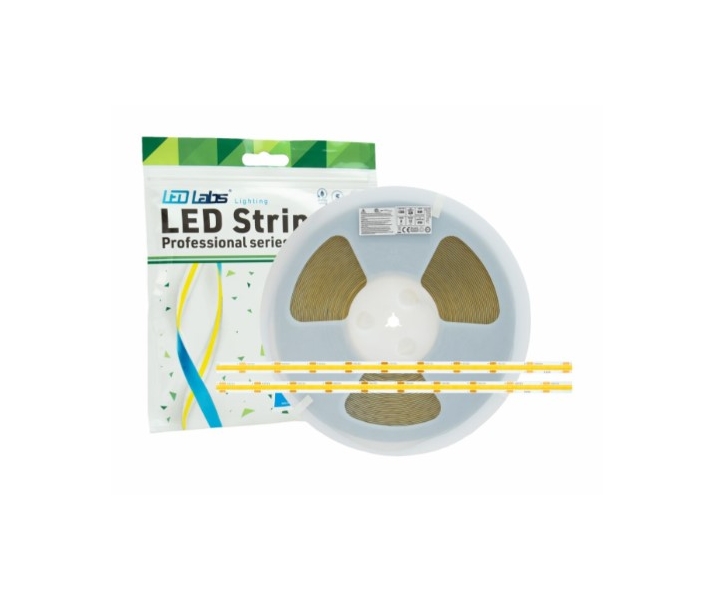 Taśma LED PRO 3YB 12V 1600 COB 8W, biały ciepły- 25m, LED LABS