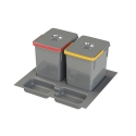 AMIX RUBIO-60/2X15 Segregator na odpady RUBIO-60, 2x15L, szary