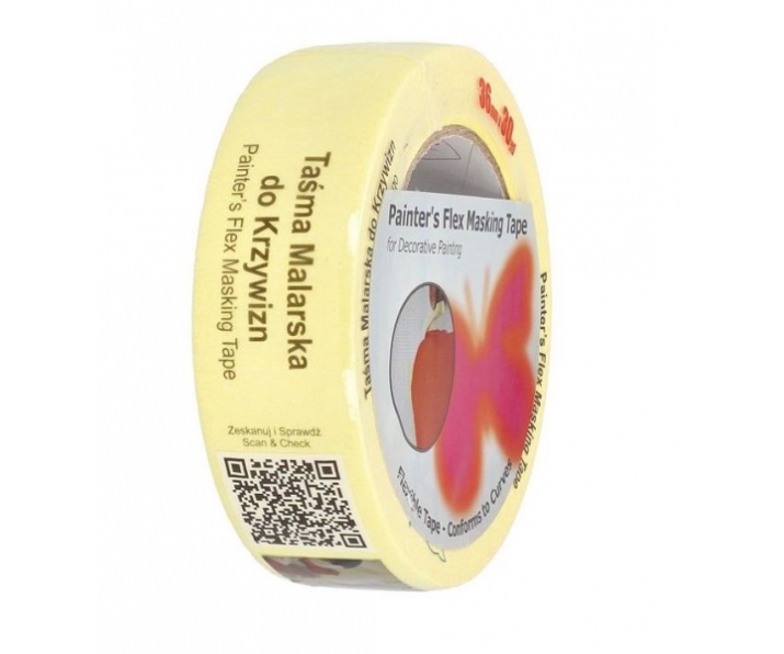 BLUE DOLPHIN MTHCY_17758 Taśma malarska do krzywizn 36mmx30m