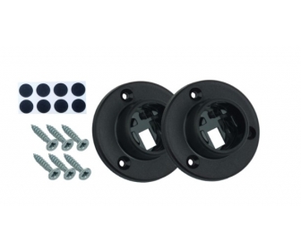 DESIGN LIGHT Rozeta do drążka led, czarna (P+L+wkręty)