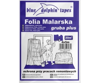 BLUE DOLPHIN Gruba Plus folia malarska 4x5m 20m2