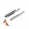Zestaw prowadnic pełen wysuw MOVENTO BLUMOTION S 550mm, 70kg, cynkowany, BLUM 766H550S + sprzęgła T51.7601