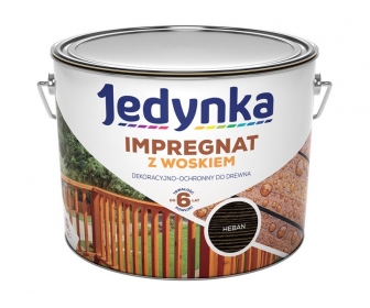 Jedynka impregnat do drewna z woskiem Heban 10L