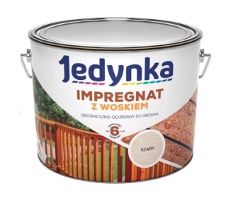 Jedynka impregnat do drewna z woskiem Szary 10L