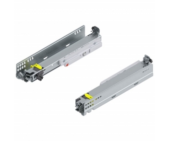 MOVENTO z TIP-ON, pełny wysuw do szuflady drewnianej, 40 kg, dł. 300 mm, wymaga sprzęgła, lewa/prawa, cynkowana