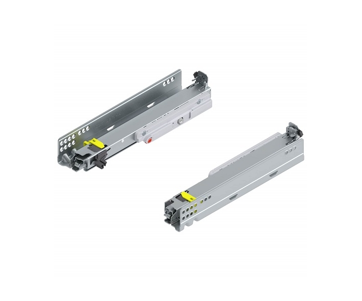 MOVENTO z TIP-ON, pełny wysuw do szuflady drewnianej, 40 kg, dł. 300 mm, wymaga sprzęgła, lewa/prawa, cynkowana