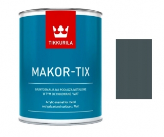 Tikkurila Makor-tix farba do dachu ocynk 3L grafit
