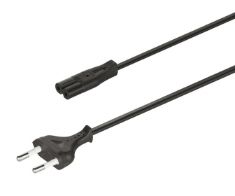 HAFELE 833.89.002 Przewód zasilający, EU, czarny, 2m