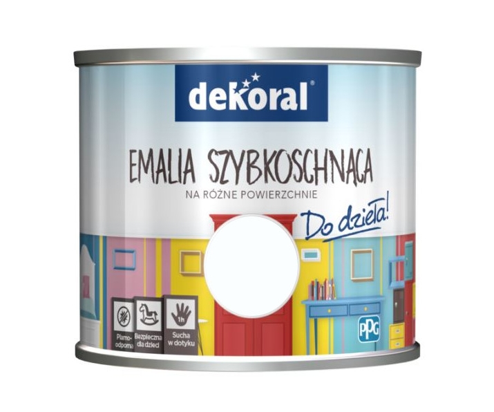 Dekoral Express Top Białe Szaleństwo 0,9L emalia akrylowa do drewna i metalu