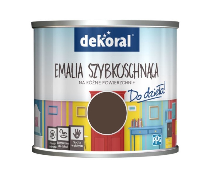 Dekoral Express Top Szach-Mat Mat 0,5L emalia akrylowa do drewna i metalu