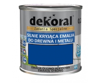 Dekoral Emakol Głebia Oceanu Połysk 5L silnie kryjąca emalia do drewna i metalu
