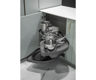 PEKA 005.4034.KPL/A LeMans II ARENA Pure 450/ prawy/ antracyt, wysuwane półki do szafki narożnej