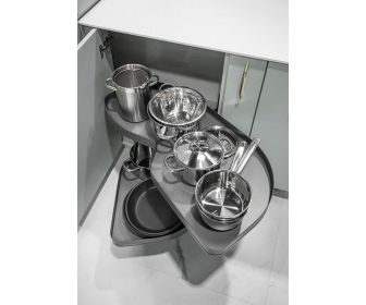 PEKA 005.4054.KPL/A LeMans II ARENA Pure 500/ prawy/ antracyt, wysuwane półki do szafki narożnej