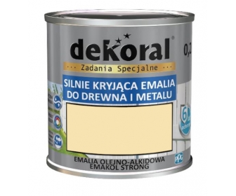 Dekoral Emakol Kość Słoniowa Połysk 5L silnie kryjąca emalia do drewna i metalu