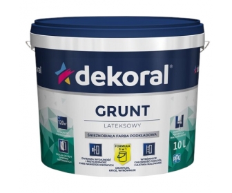 DEKORAL Grunt L grunt lateksowy 10L biały