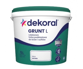 DEKORAL Grunt L grunt lateksowy 5L biały