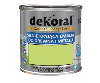 Dekoral Emakol Miętowy Połysk 0,9L silnie kryjąca emalia do drewna i metalu