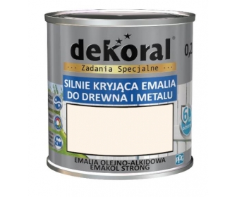Dekoral Emakol Morelowy Połysk 5L silnie kryjąca emalia do drewna i metalu