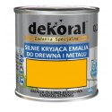 Dekoral Emakol Żółty Połysk 5L silnie kryjąca emalia do drewna i metalu