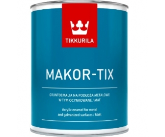 Tikkurila Makor-tix farba do dachu ocynk Szary Metaliczny 10L
