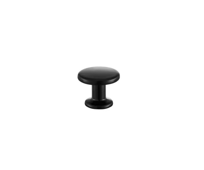 SCHAFFNER Gałka meblowa GIA BLACK fi30mm, czarny