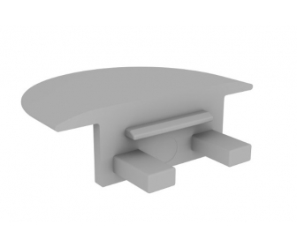 LED ZAŚLEPKA PROFIL WPUSZCZANY SZARA INLINE/INLINE MINI XL, ver. 2