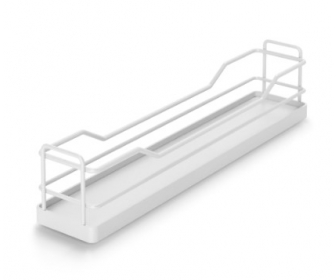 Półka do stelaża kosza cargo 150 PRESTIGE SUPREME, mocowanie boczne, P1 biały, NOMET W-2317KO-150.P1