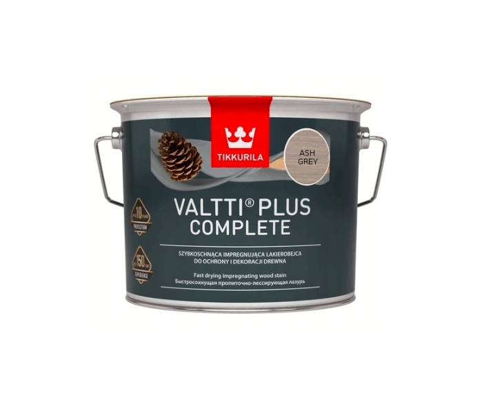 Tikkurila Valtti Plus Complete lakierobejca Ash Grey 5L