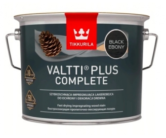 Tikkurila Vallti Plus Complete lakierobejca Black Ebony 750ml