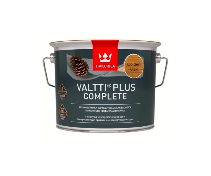 Tikkurila Valtti Plus Complete lakierobejca Golden Oak 2,5L