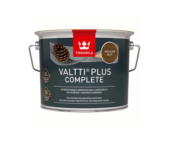 Tikkurila Valtti Plus Complete Satynowa Medium Nut 5L