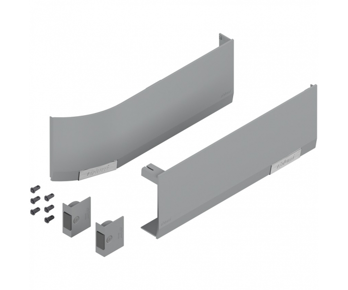 BLUM 23.8000 Zestaw zaślepek AVENTOS HF/HS/HL top (włącznie z włącznik do nawiercania, kompl.), gładki, prawy+lewy, do SERVO-DR