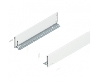 Bok szuflady LEGRABOX, wys. K (128,5 mm), dł. 550 mm, lewy/prawy, jedwabiście biały mat