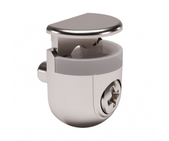 ITALIANA FERRAMENTA C010001473 Podpórka PEKI półka szklana grub.4-10 mm, trzp.5mm