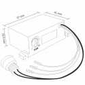 Wyłącznik zmierzchowy model Z1, 10A max 2000W, 220-240V AC