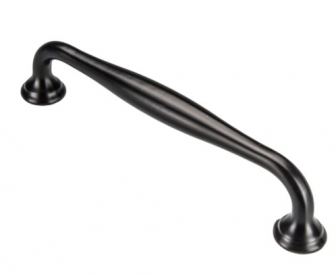 SCHAFFNER Uchwyt ROMA 128mm, czarny