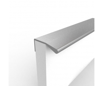 NOMET Uchwyt meblowy COSTA L-286mm, KRAWĘDZIOWY, anoda naturalna, C-4789A-286.A1