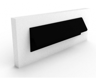 NOMET Uchwyt meblowy VERBA, czarny mat, C-5810-92/64.P61