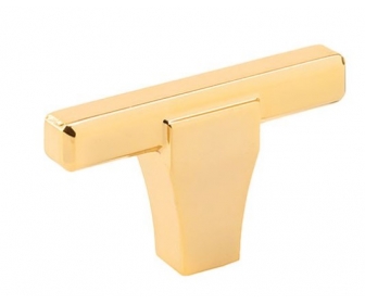 ARTE Gałka meblowa LITTERA typu T-BAR, mosiądz połysk, 24245Z05000.11