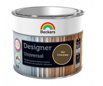 Beckers Designer Universal Emalia do drewna i metalu HOT CHOCOLATE 0,5L