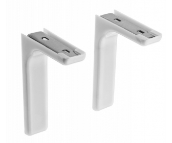 Podpórka/wspornik budowlany, 12cm, do płyty, plastik, biały