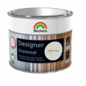 Beckers Designer 0,5L Farba Emalia Drewno Metal LIGHT GREY