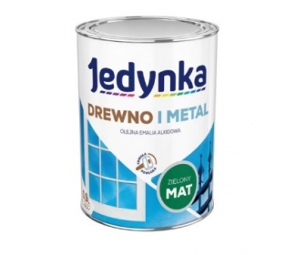 Farba do drewna i metalu Zielony Mat 0,9L  Jedynka 00457324