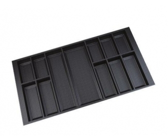 Wkład CLASSICO 900 do szuflady Merivobox o wymiarach 807 x 474/ czarny, PEKA 07.60171.CL